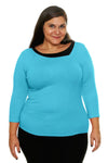 Original Retro Top in Blue