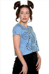 Radiant Swirls Loose Crop Top